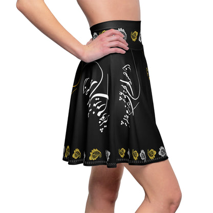 FARSI POETRY SKATER SKIRT