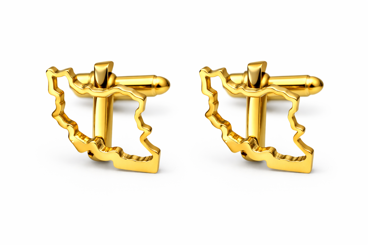 IRAN Map CUFFLINKS I NASIMA DESIGNS