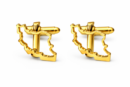 IRAN Map CUFFLINKS I NASIMA DESIGNS