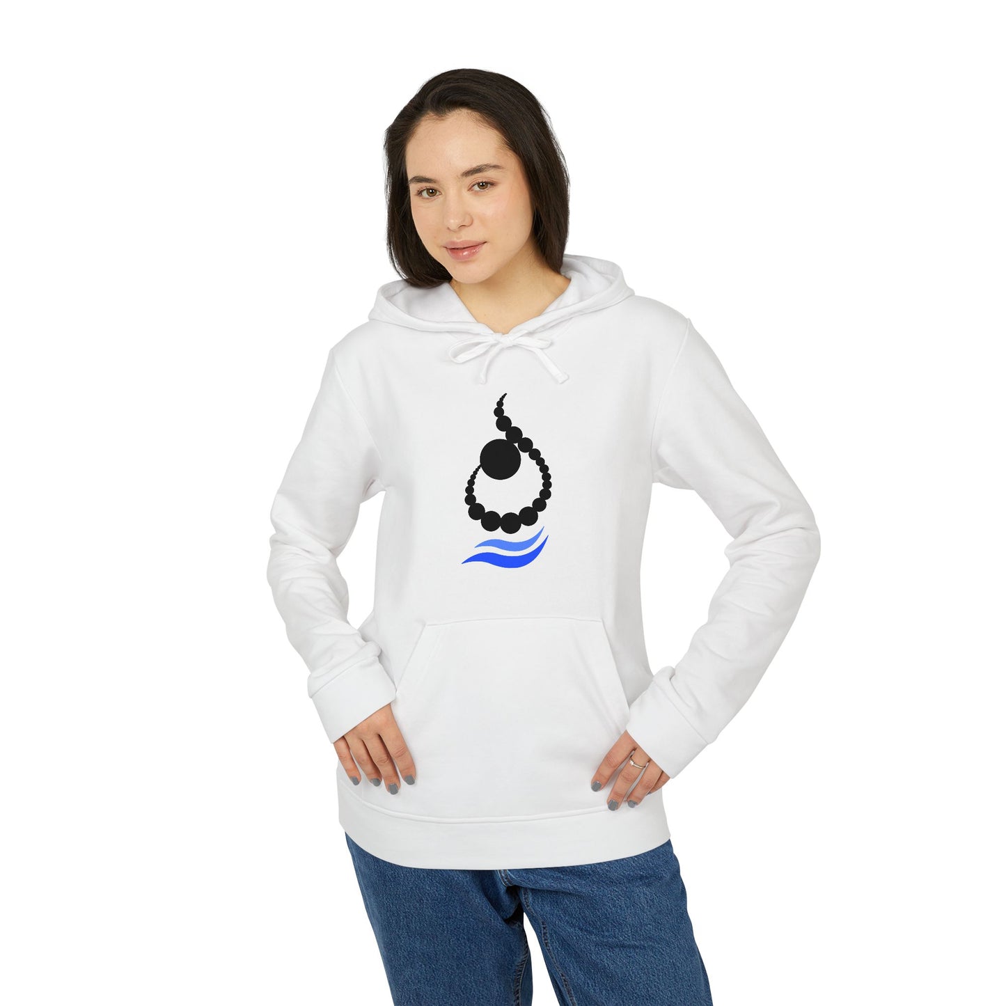 ADIDAS UNISEX FLEECE HOODIE | ن ALPHABET N EMBLEM