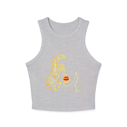 Women's Micro Rib Racer Tank Top