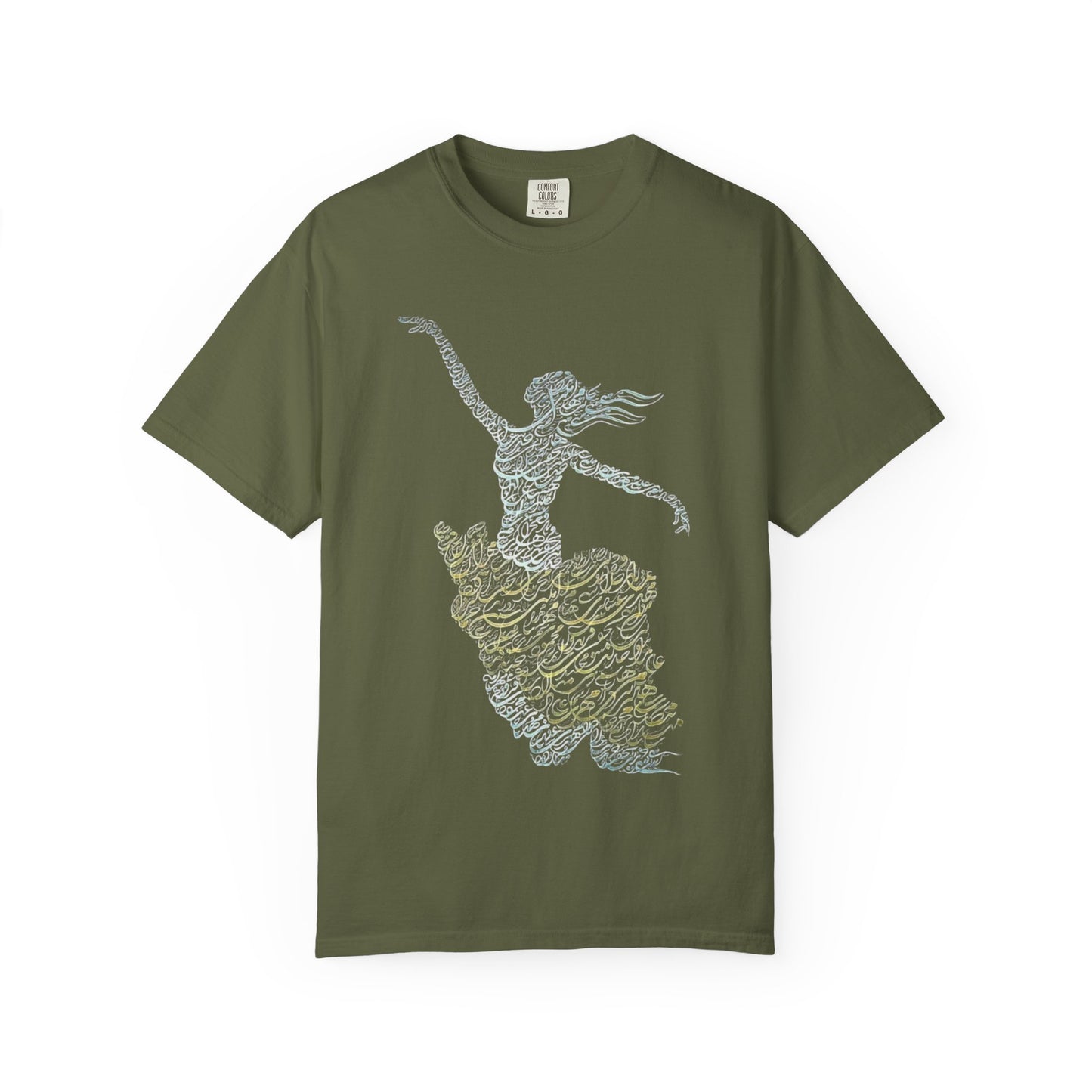 T-SHIRT CALLIGRAPHIE FEMME CARTE IRAN PERSE