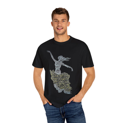 PERSIAN IRAN MAP WOMEN CALLIGRAPHY T-SHIRT