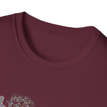 UNISEX IRAN MAP T-SHIRT WITH TAZHIB