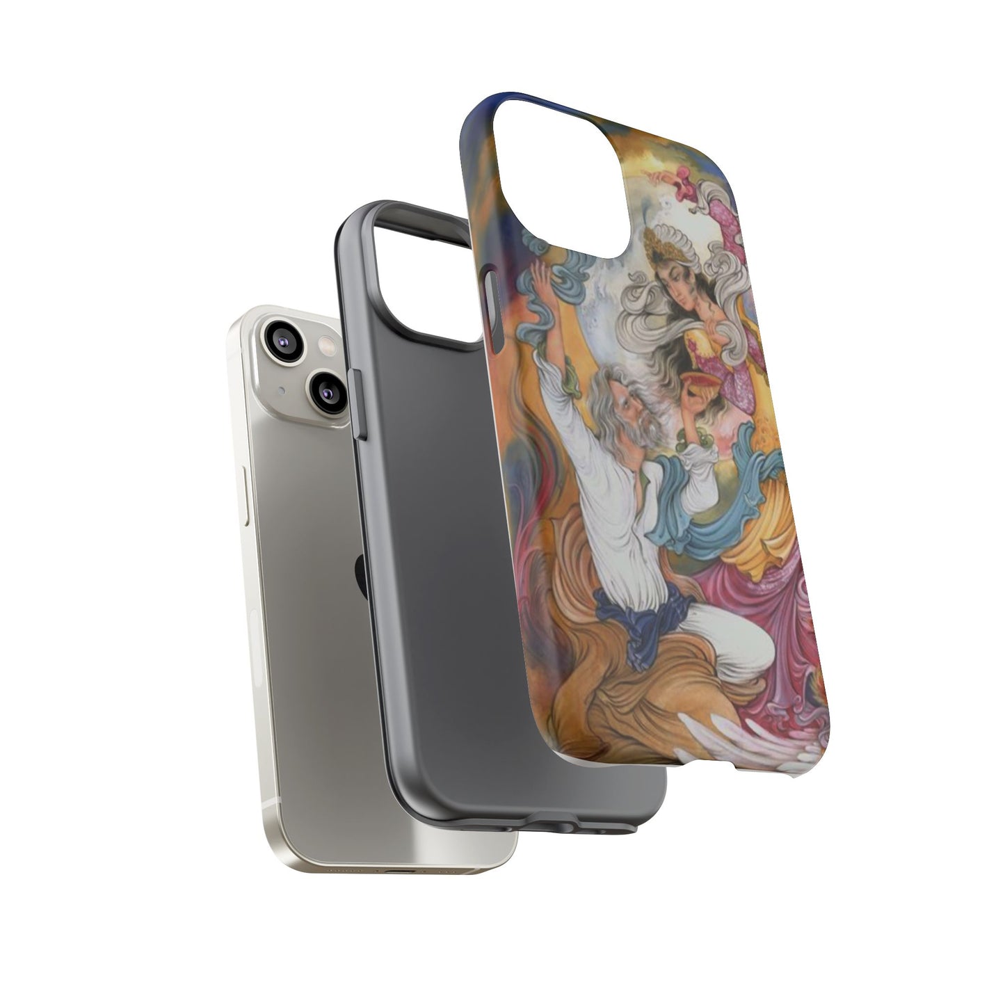 HOMAYE OWJ-E SA’ADAT – MYTHICAL PERSIAN MINIATURE ART PHONE CASE