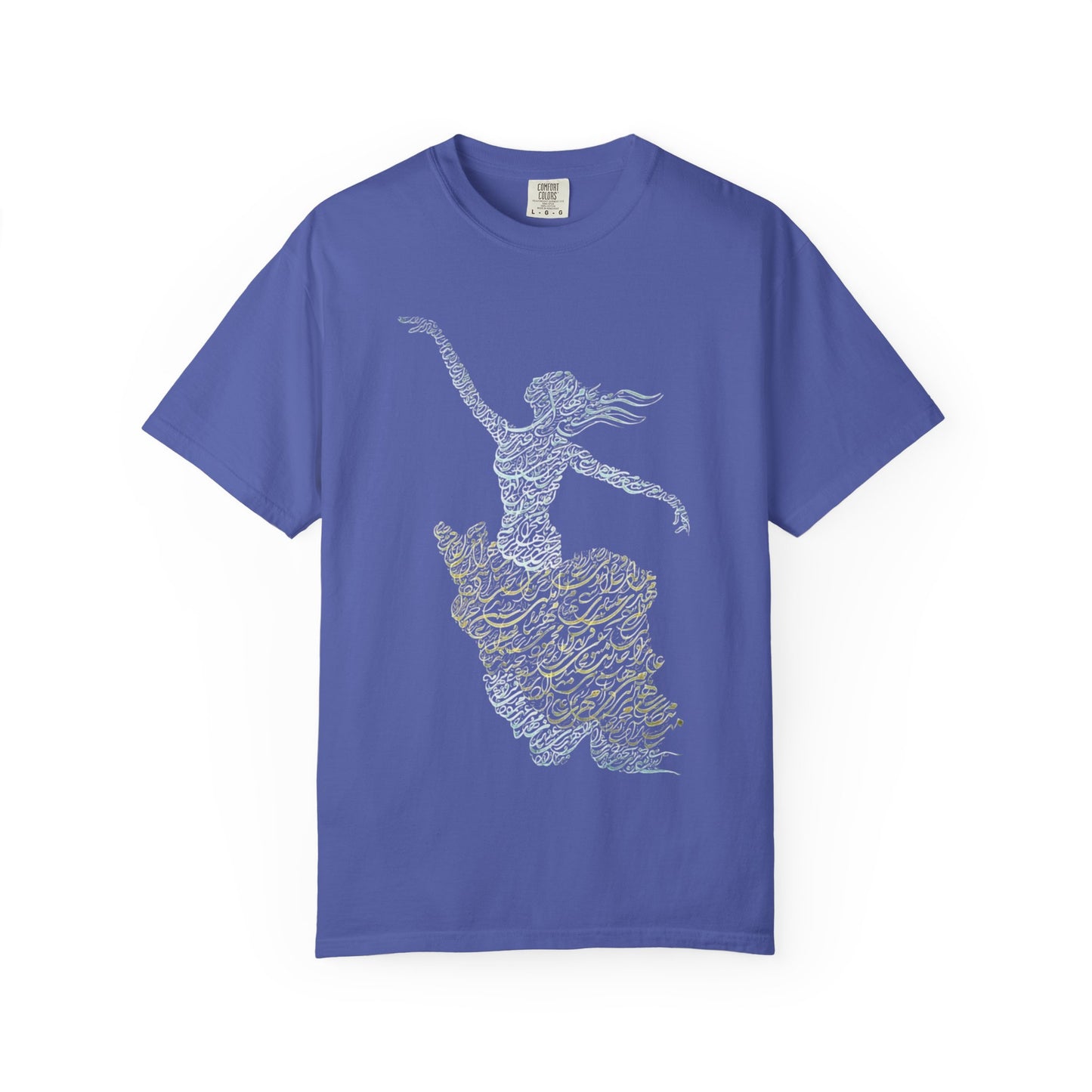 T-SHIRT CALLIGRAPHIE FEMME CARTE IRAN PERSE