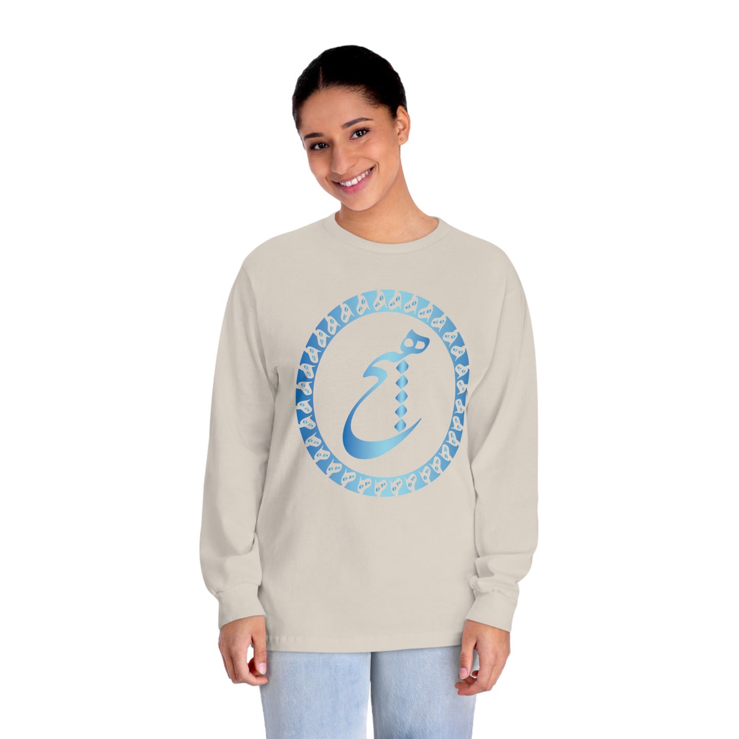 Unisex Classic Long Sleeve T-Shirt With persion Calligraphy