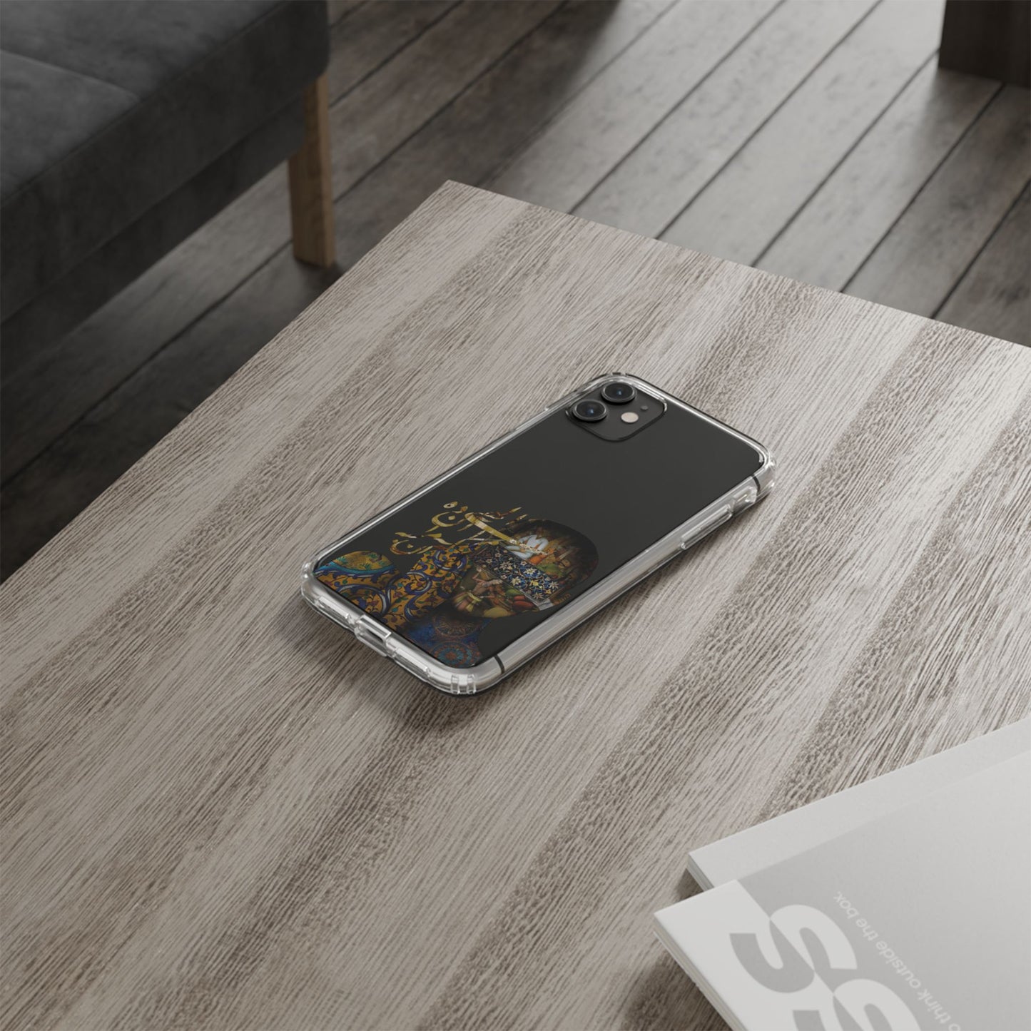 PERSIAN CLEAR PHONE CASE – CULTURAL FARSI DESIGN | "الهی مرا آن ده که آن به" |