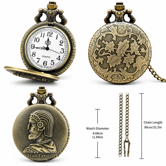 COLLIER MONTRE DE POCHE CYRUS LE GRAND PERSE