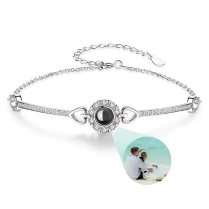 CUSTOM PHOTO PROJECTION BRACELET – TITANIUM STEEL CUBAN LINK | PERSONALIZED PICTURE INSIDE (Copy) (Copy)
