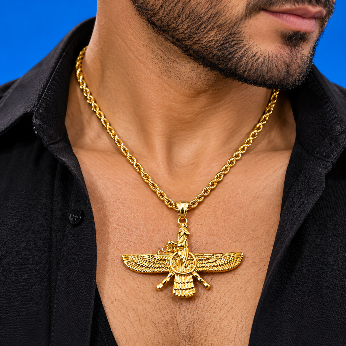 FARAVAHAR PENDANT NECKLACE