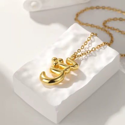 CUSTOM 3D fARSI / ARABIC LETTER NECKLACE