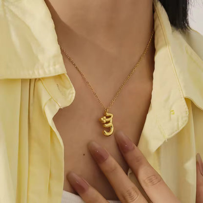 CUSTOM 3D fARSI / ARABIC LETTER NECKLACE