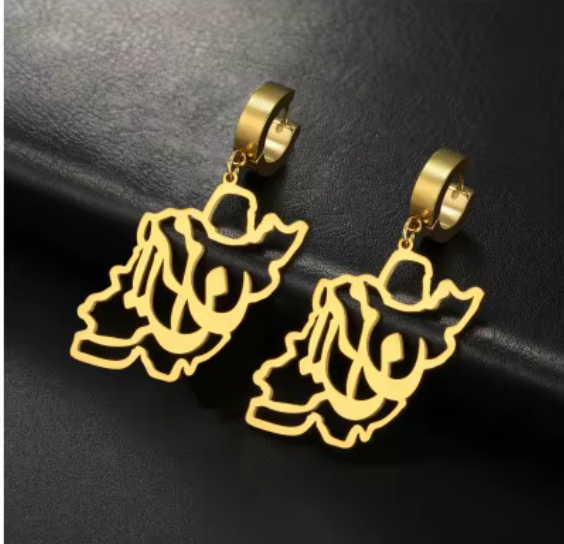 Persian Calligraphy Earrings – "ایران من" My Iran