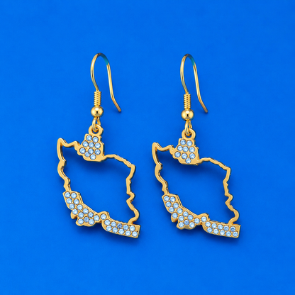 COLLECTION DE BIJOUX CARTE IRAN (Bleu)