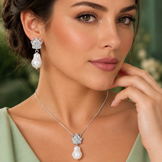 PERSIAN ROYAL CROWN PEARL SET