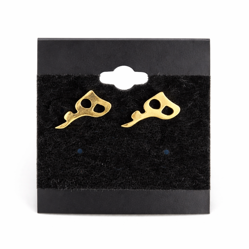 HOVA CALLIGRAPHY EARRINGS