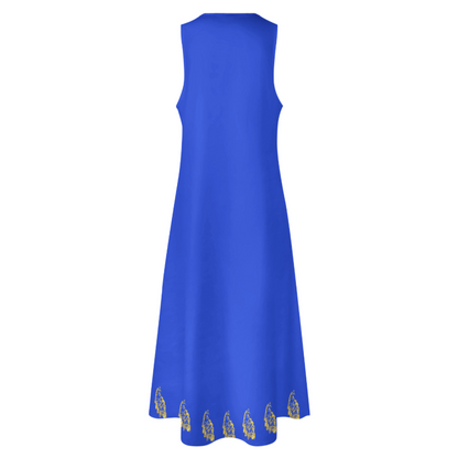 PERSIAN CALLIGRAPHY LOVE HICH MAXI DRESS