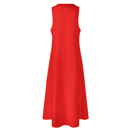 PERSIAN CALLIGRAPHY LOVE HICH MAXI DRESS