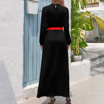 FARSI POATRY TURTLENECK LONG DRESS (Copy)