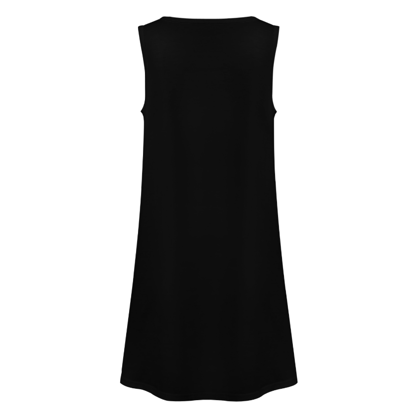 PERSIAN CALLIGRAPHY RUFFLE DRESS