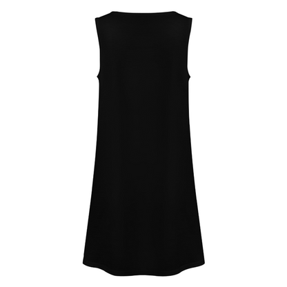PERSIAN CALLIGRAPHY RUFFLE DRESS