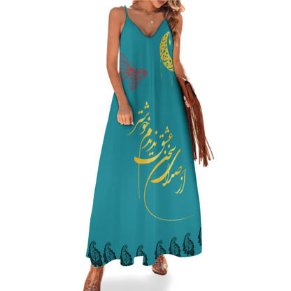 ANKLE-LENGTH SLIP DRESS BDQ
