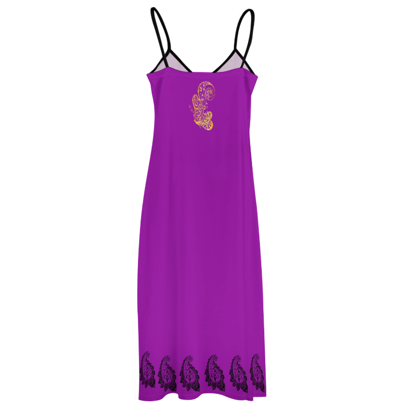 ANKLE-LENGTH SLIP DRESS BDQ