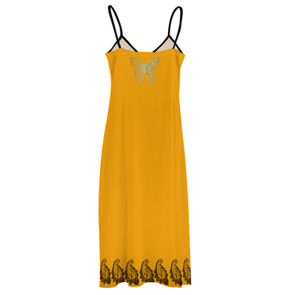 ANKLE-LENGTH SLIP DRESS BDQ