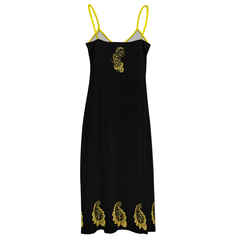 ANKLE-LENGTH SLIP DRESS BDQ
