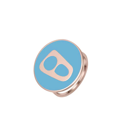 SIMPLE ARABIC, FARSI LETTERS ENAMEL RING