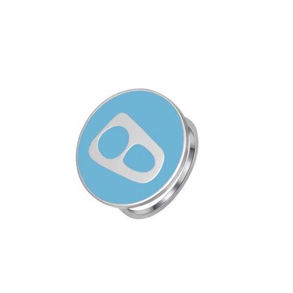 SIMPLE ARABIC, FARSI LETTERS ENAMEL RING