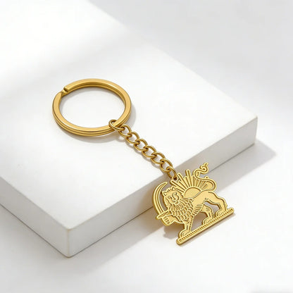 PORTE-CLÉS IRAN LION ET SOLEIL