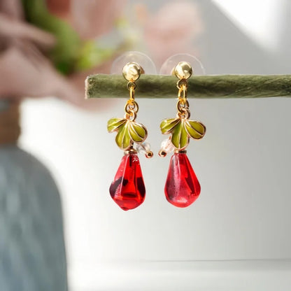 BOUCLES D'OREILLES PENDANTES GRENADE