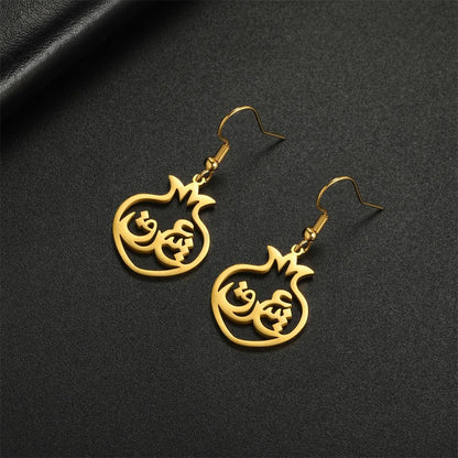 PERSIAN ESHGH POMEGRANATE "عشق" EARRINGS