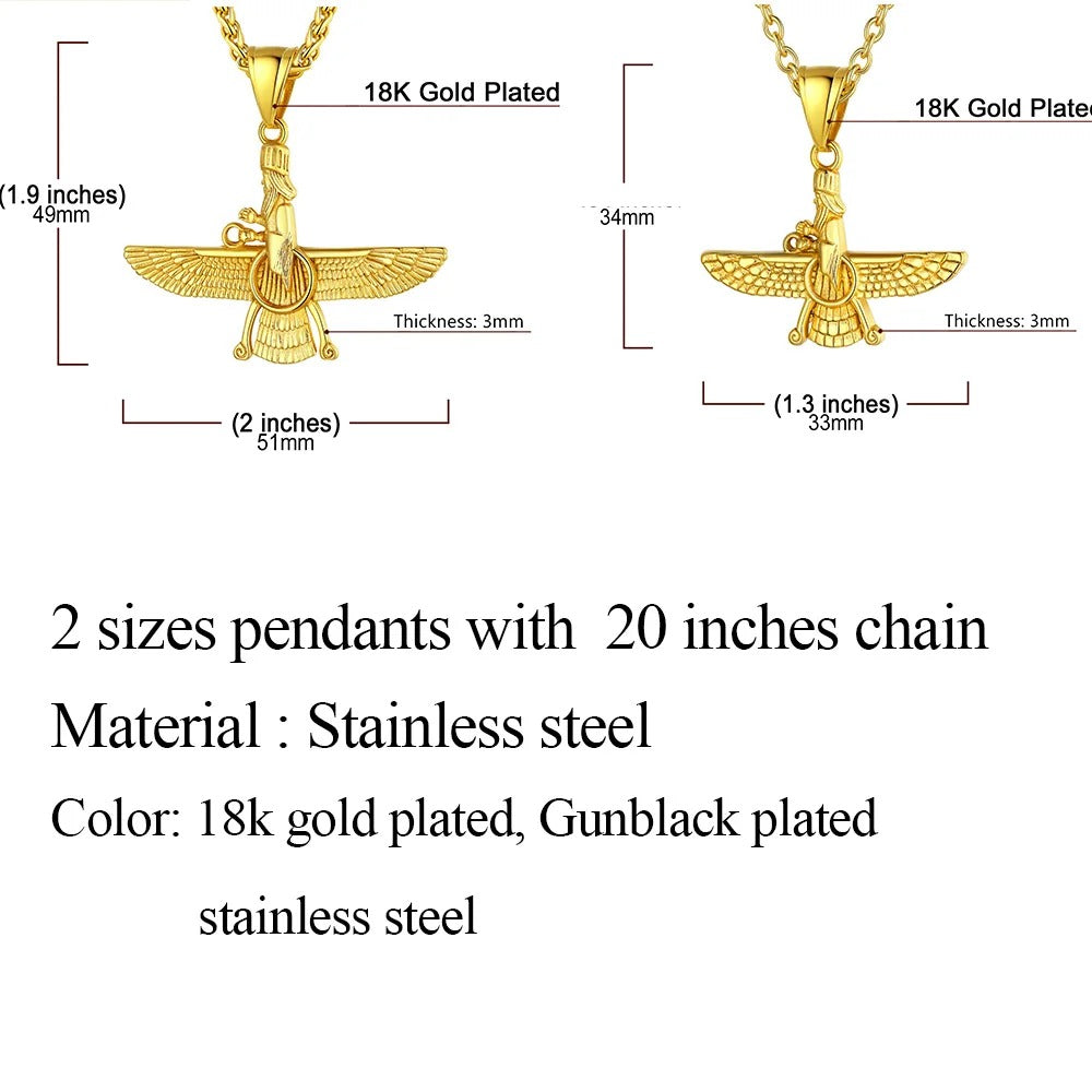 18Faravahar Necklace