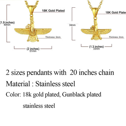 18Faravahar Necklace