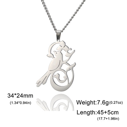 PERSIAN BIRDIE LOVE PENDANT NECKLACE عشق