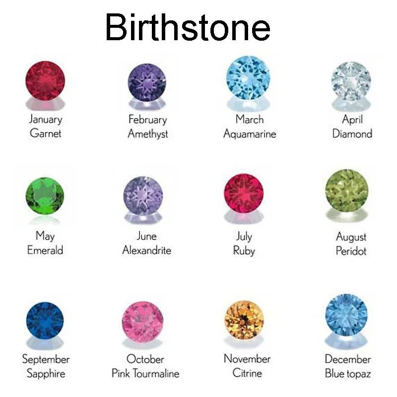 Two Birds Custom Birthstone Necklace | Personalized Gift