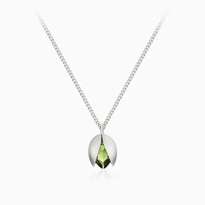 925 Sterling Silver Pistachio Jewelry Set