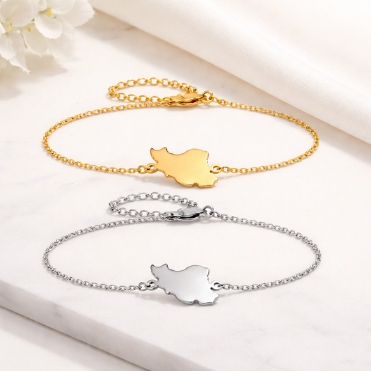 IRAN MAP BRACELET