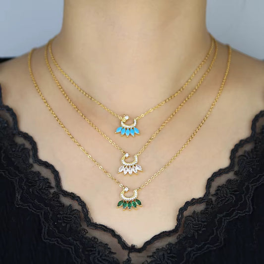 Gold Plated Arabic/Farsi Letter Necklace