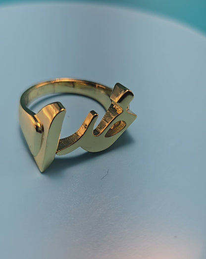 KHODA RING 18k GOLD PLATED