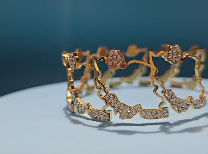 Iran 9 Map Bracelet – Full Blue Lab Diamond