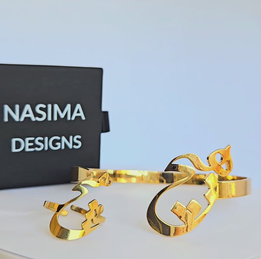 18K GOLD PLATED HICH BRACELETS & Ring