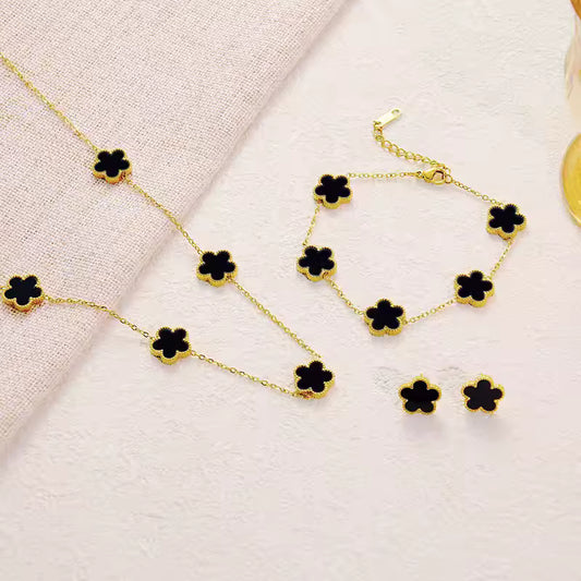 PLUM BLOSSOM JEWELRY SET