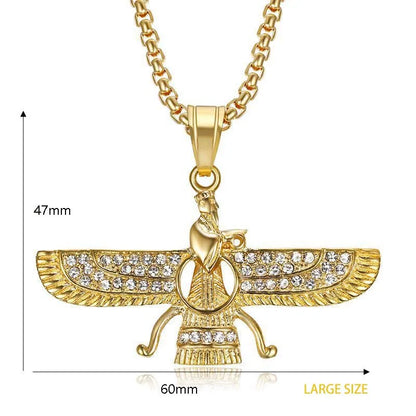 PERSIAN SYMBOL STAINLESS STEEL NECKLACE – UNISEX